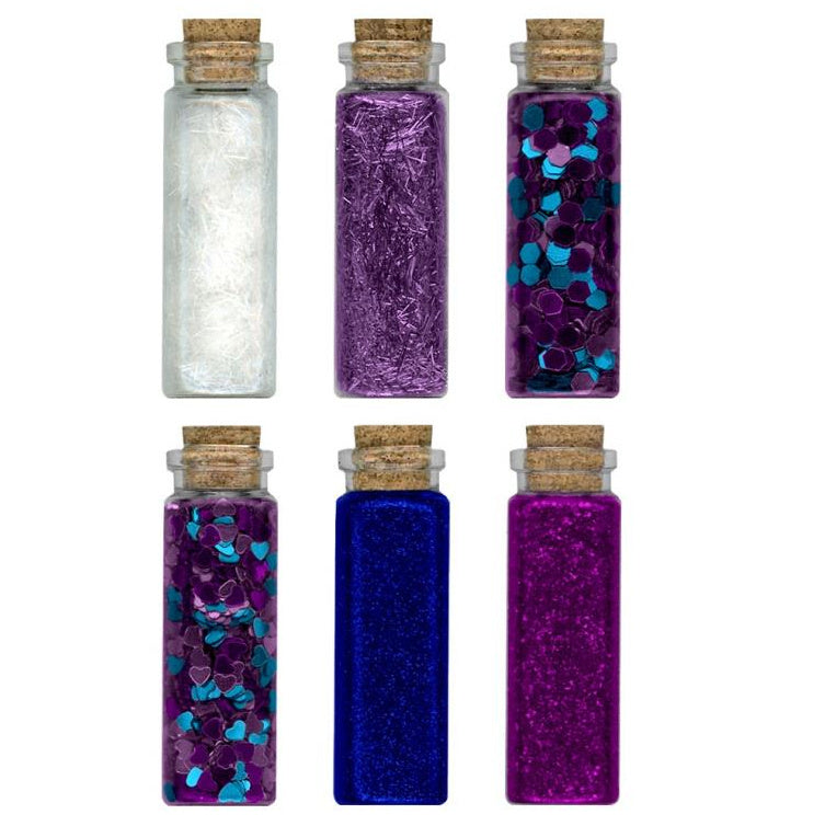 Craft Medley Glitter Confetti Vials | Regal Purple