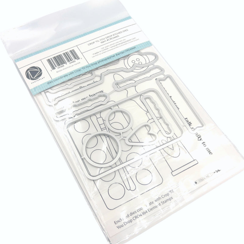 PhotoPlay Paper | Crop 'Til You Drop Stamp & Die Combo