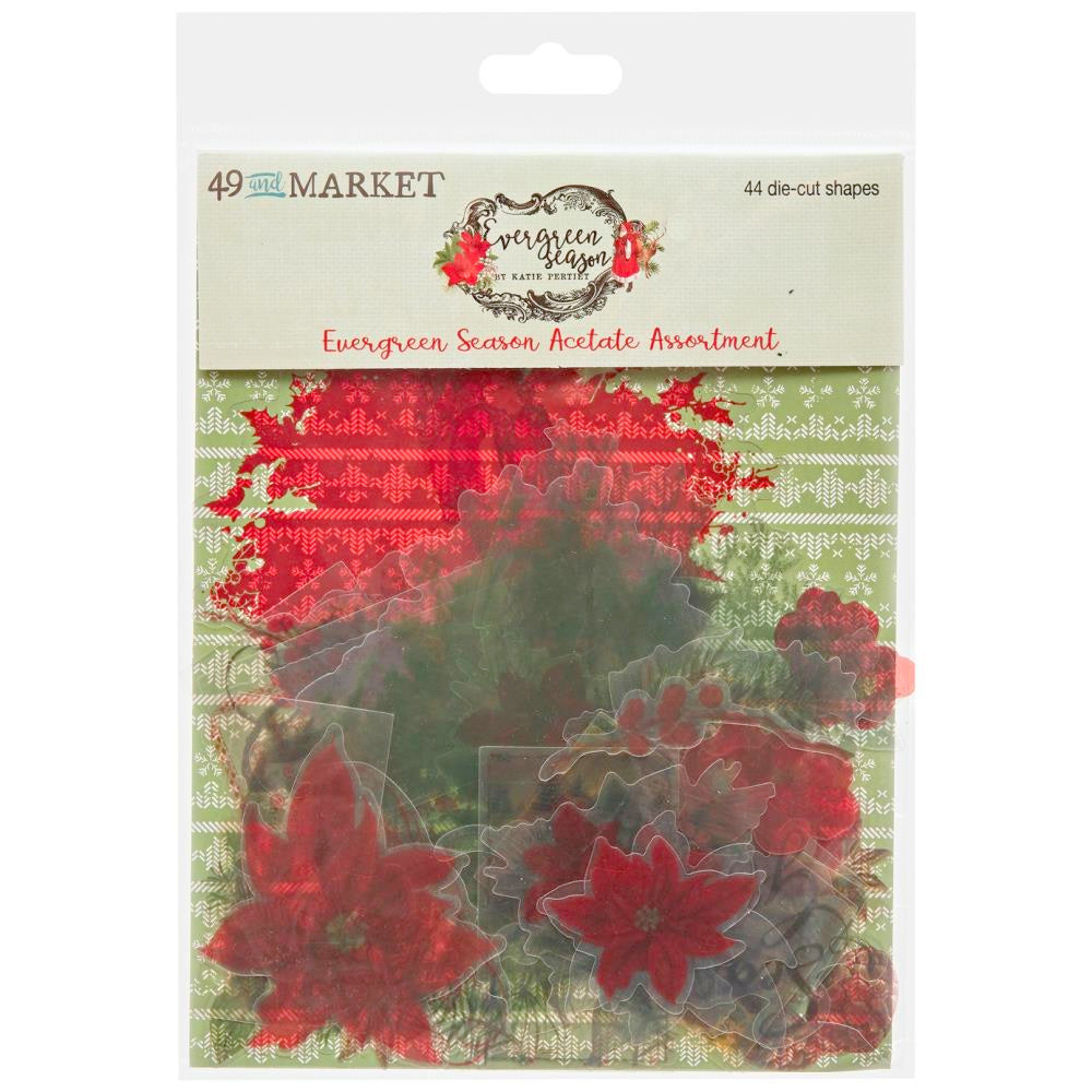 Evergreen Season Acetate Assortment (44 Pcs) | 49 and Market