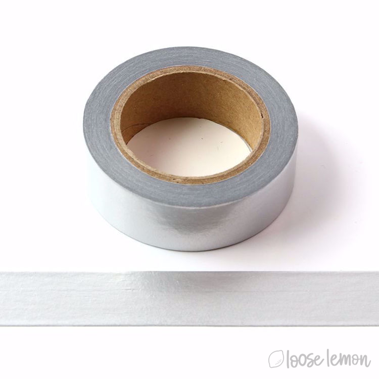 Matte Silver Foil - Washi Tape (10M)