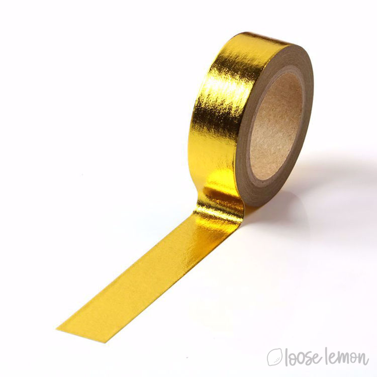 Bright Gold - Washi Tape (10M)