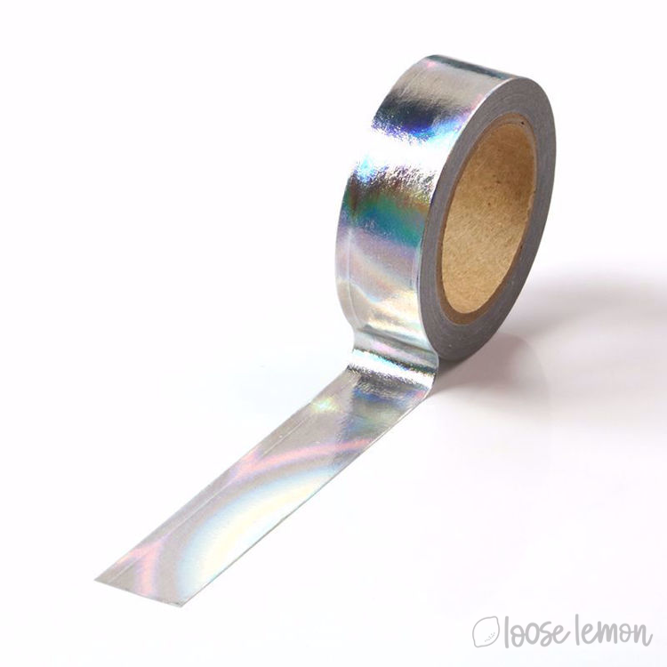 Holo Silver Foil - Washi Tape (10M)