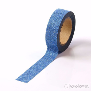 Blue Glitter Washi Tape (10M)