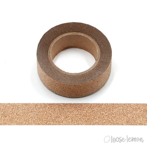 Rose Gold Glitter Washi Tape (10M)