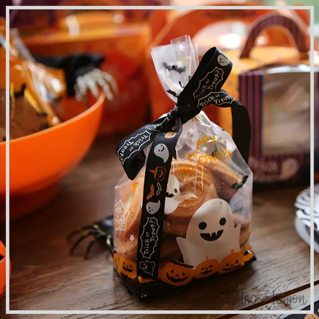 Halloween Ribbon x 3m (Spider Web White)