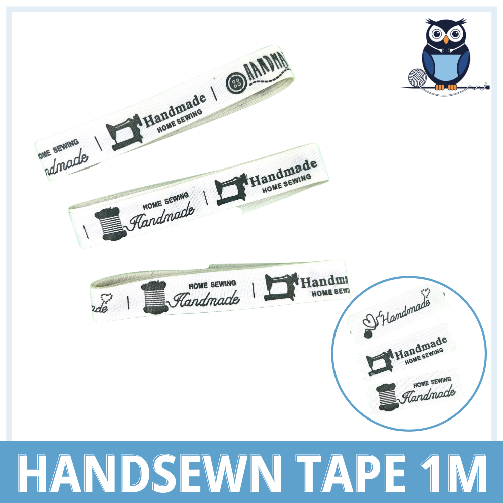 Handsewn With Love Tape x 1M
