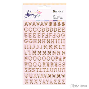 Hello Honey | Puffy Alphabet (1 Sheet)