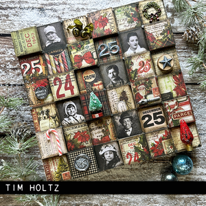 Tim Holtz Idea-Ology | Adornments - Christmas Wreaths