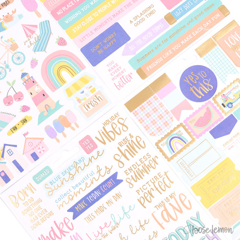 Keeping Cool | Cardstock Stickers (4 Sheets)