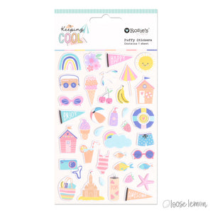 Keeping Cool | Puffy Motif Stickers