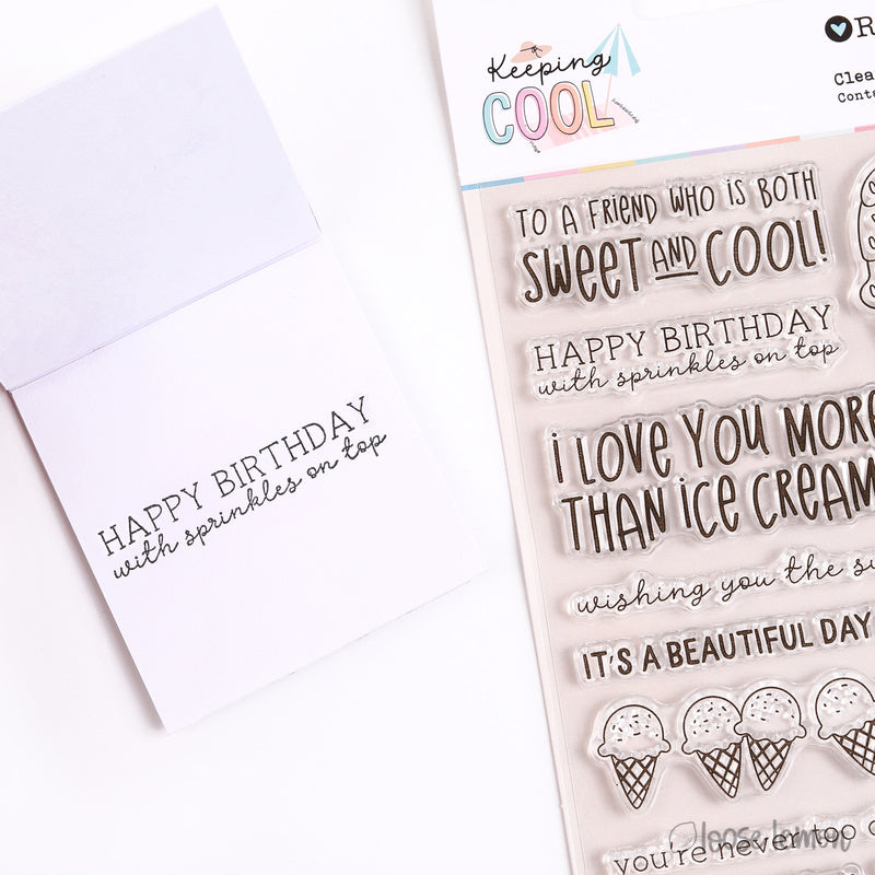 Keeping Cool | Clear Stamps