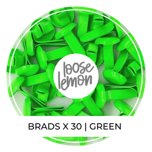8Mm Brads X 30 | Green
