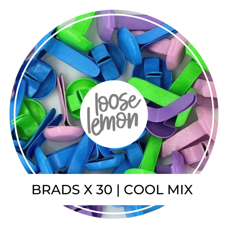 8Mm Brads X 30 | Cool Mix
