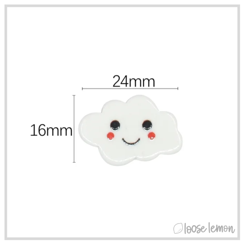 Resin Clouds x 5 | Purple