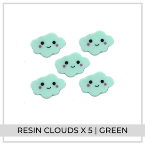 Resin Clouds x 5 | Green