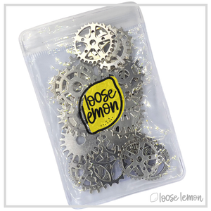 Silver Gear Charms (50g)