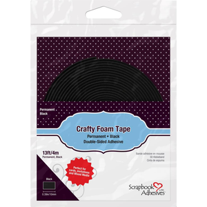 Scrapbook Adhesives Crafty Foam Tape Black (4M)