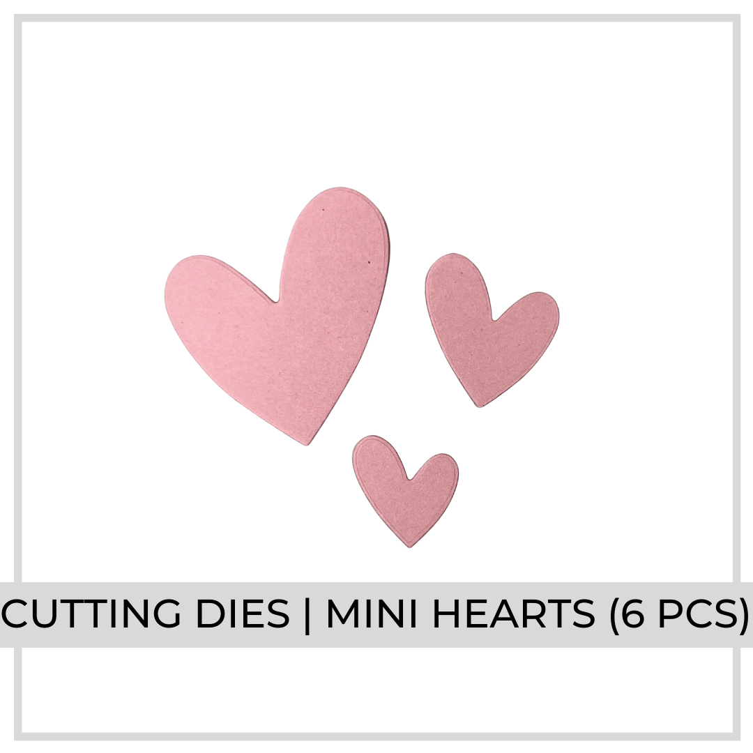 Cutting Dies | Mini Hearts (6 Pieces)