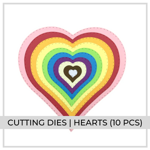 Cutting Dies | Hearts (10 Pieces)