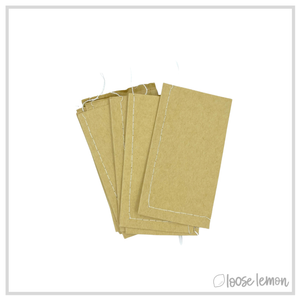 Brown Envelopes X 10 | Small (Sewn)