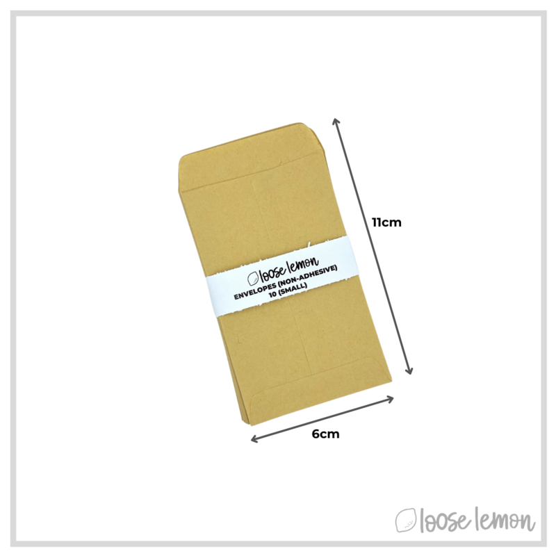 Brown Envelopes X 10 | Small