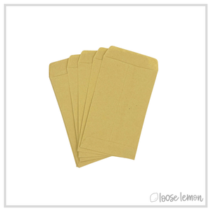 Brown Envelopes X 10 | Small
