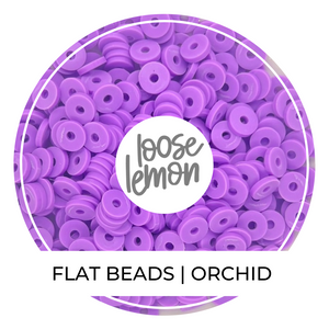 Flat Beads | Orchid