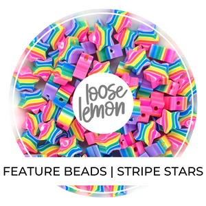 Feature Beads | Stripe Stars