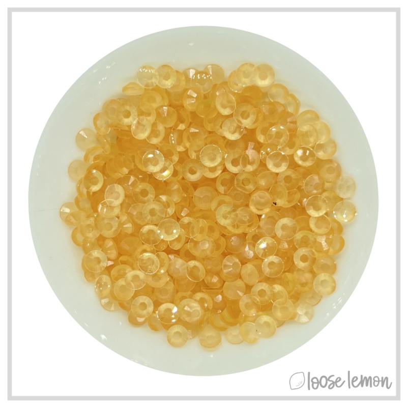 Glow in The Dark Gems | Orange (5mm)