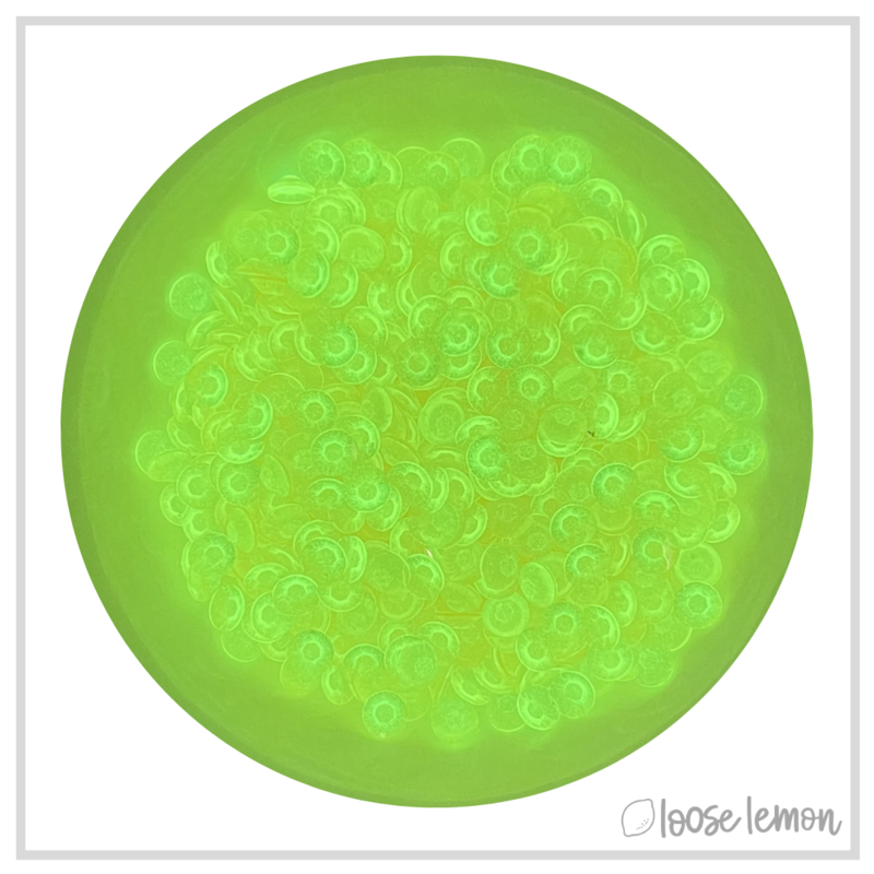 Glow in The Dark Gems | Orange (5mm)