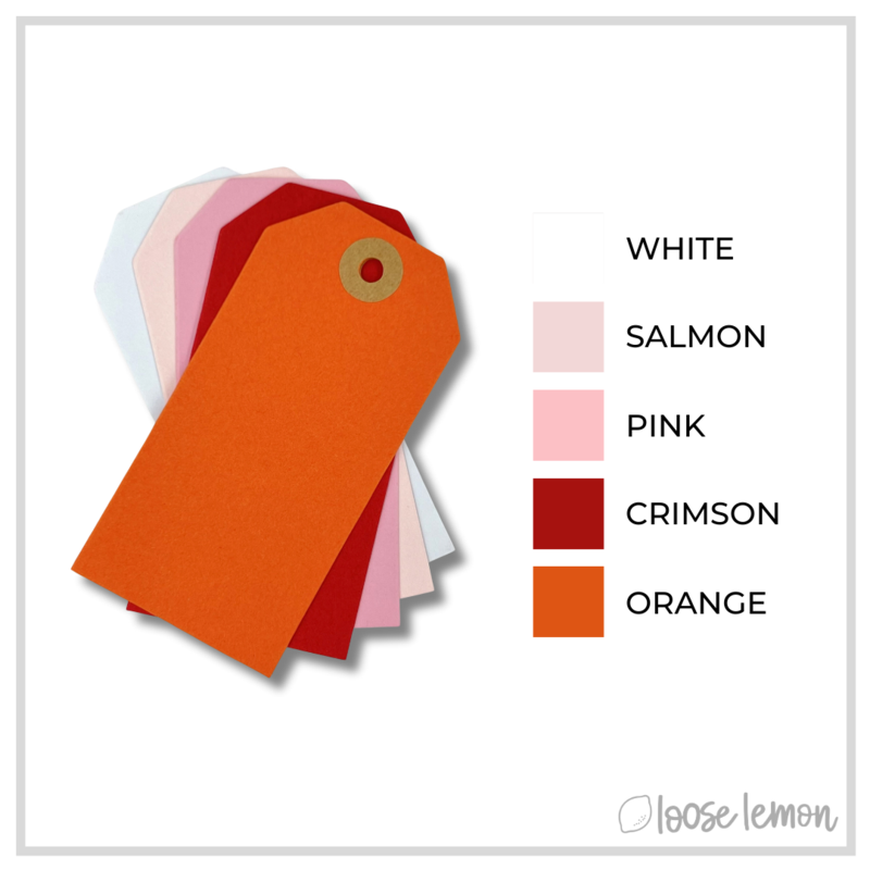 Parcel Tags x 10 | Pinks