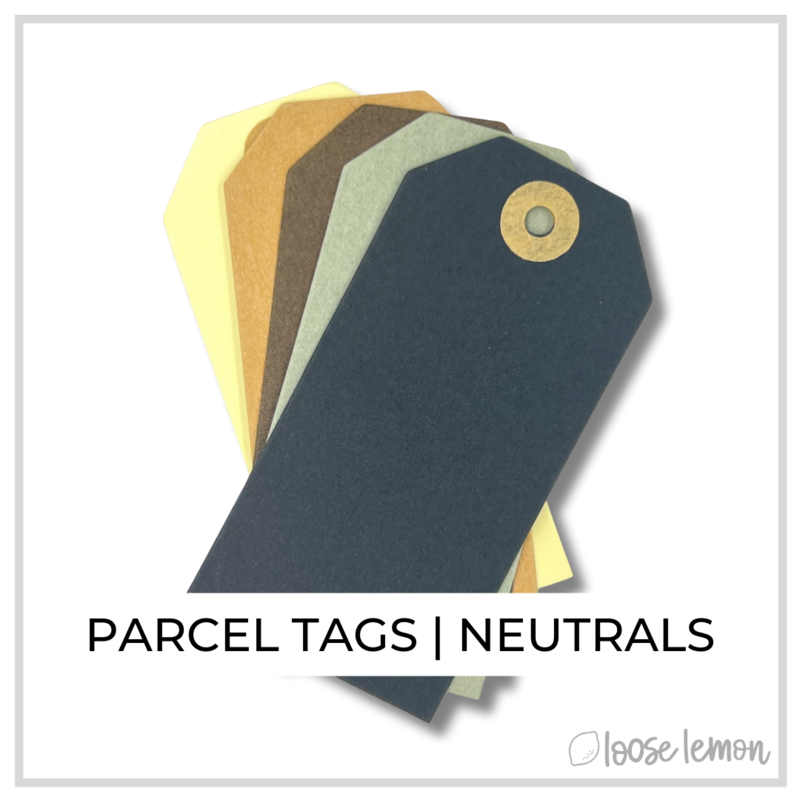 Parcel Tags x 10 | Neutrals