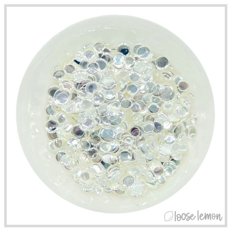 Round Sequins | Crystal (Mixed Size)