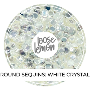 Round Sequins | Crystal (Mixed Size)