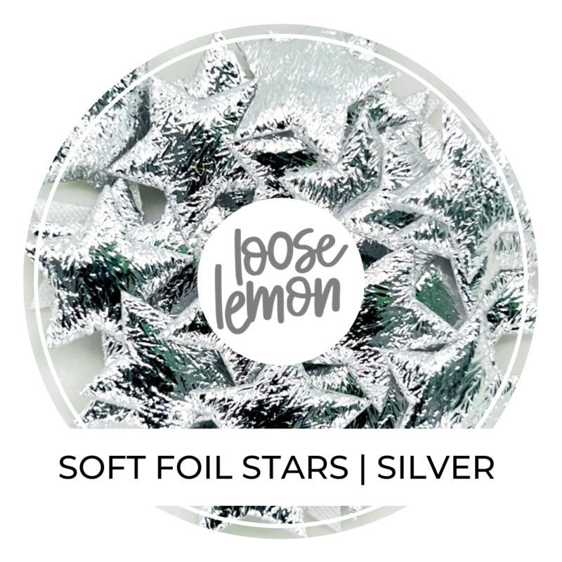 Soft Foil Stars | Silver