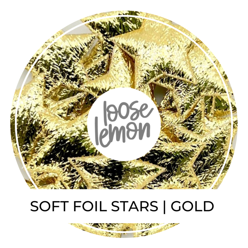 Soft Foil Stars | Gold