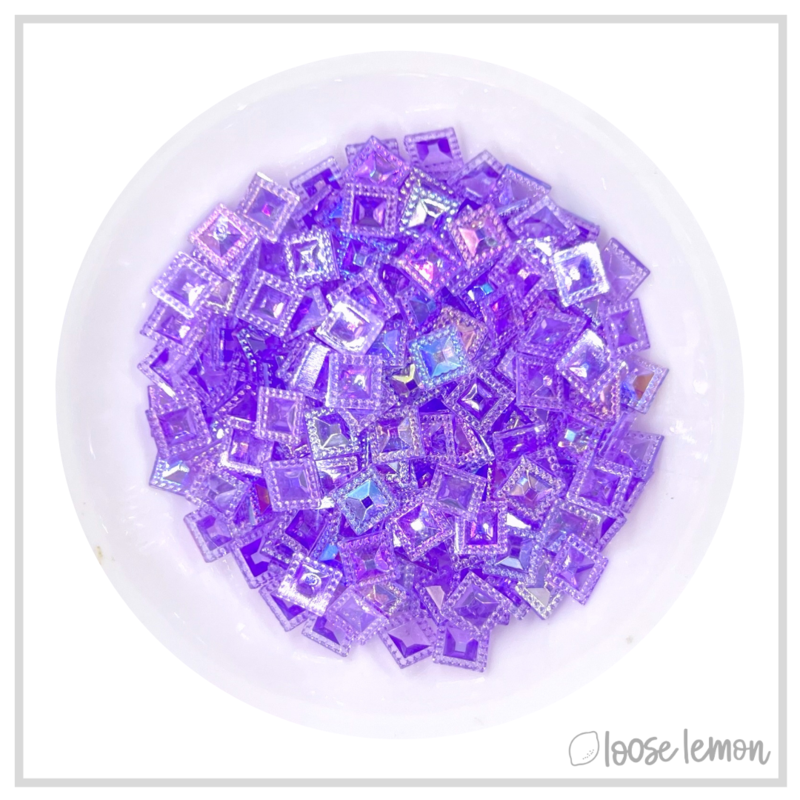 Square Gems | Purple