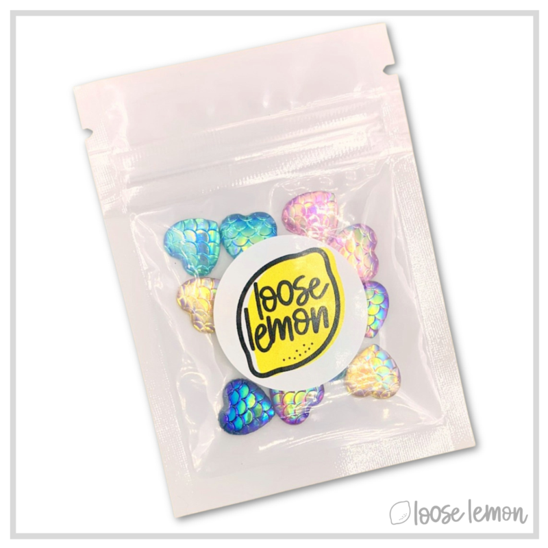 Mermaid Hearts x 10 (10MM)