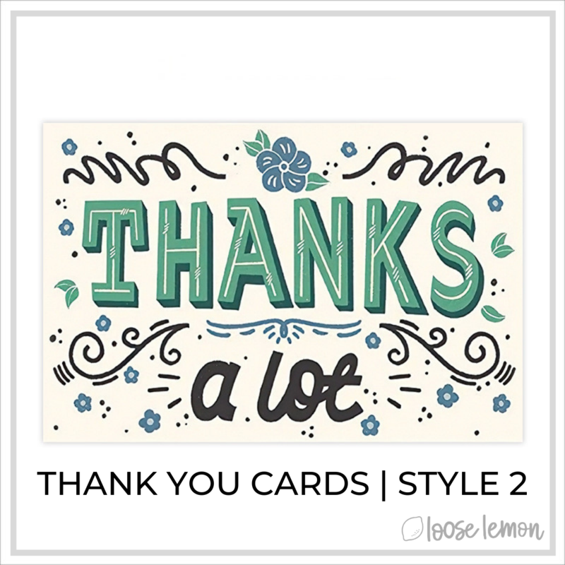 Thank You Cards | Style 2