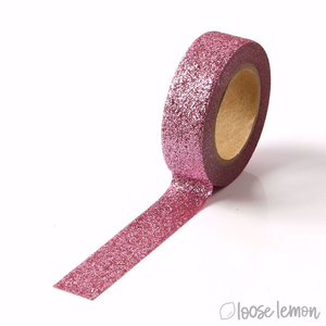 Pale Pink Glitter Washi Tape (5M)