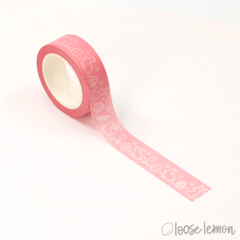 Pink Bunnies - Washi Tape (10M)