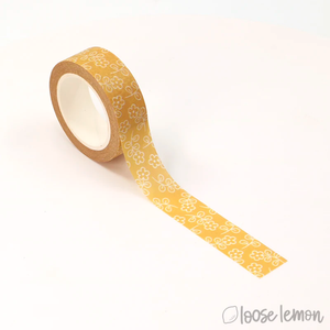 Yellow Flowers - Washi Tape (10M)
