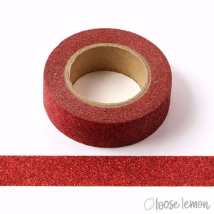 Red Glitter Washi Tape (5M)