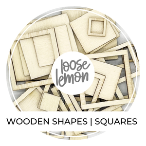 Wooden Shapes | Squares X 36 Pieces