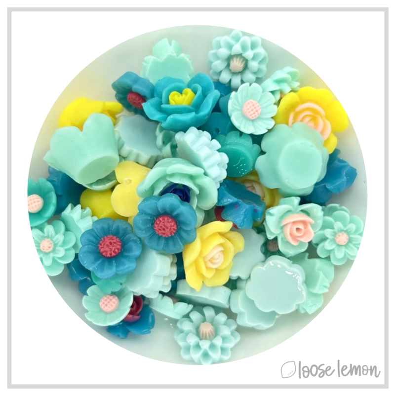 Clearance Resin Flowers | Greens (15G)
