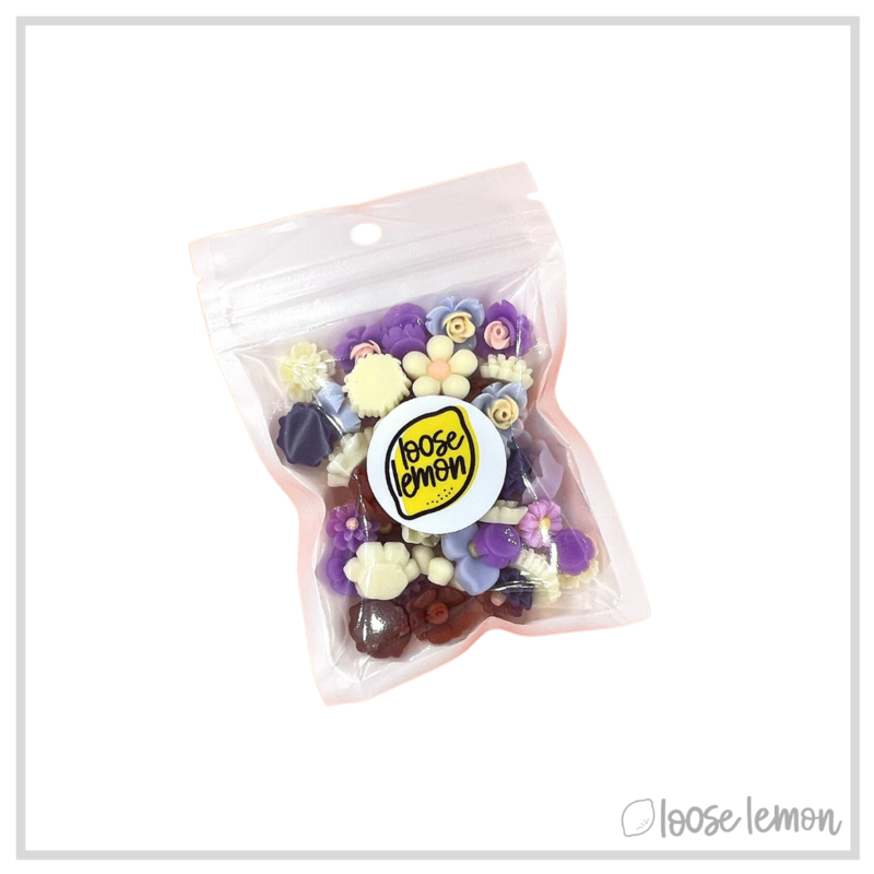 Clearance Resin Flowers | Purples (15G)