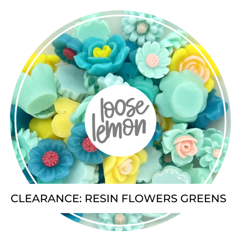 Clearance Resin Flowers | Greens (15G)