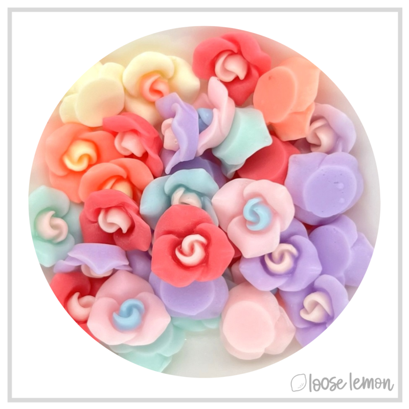 Clearance Resin Flowers | Pastels (15G)