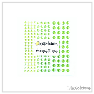 Adhesive Gems x 172 | Lime (10)