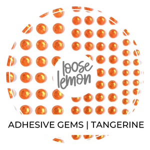 Adhesive Gems x 172 | Tangerine (14)